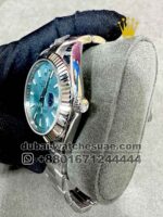 Rolex date just Tiffany Blue 116234 With Oyster Bracelet Copy - Image 3