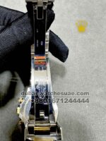 Rolex Cosmograph Daytona 40 mm Black? dial With Stoned Numeric With Two Tone Bracelet Copy - Image 4