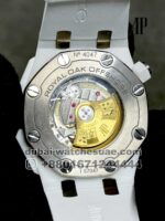 Audemars Piguet Royal Oak  In White  Dial With White Ceramic Bezel - Image 3