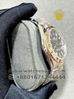 Rolex 41? mm Date Just? Rose Gold Gray Dial and? Flutted Bezel With? Two Tone Oyster Bracelet Copy - Image 2