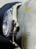 Rolex Day-Date 40mm Meteorite White Dial With Stone Numeric and Stoned Bezel Copy - Image 3