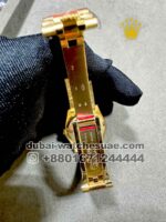 Rolex Day Date 36 mm Green? Dial and Flutted? Bezel with President Bracelet Copy - Image 4