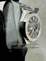 Audemars Piguet Royal Oak? 37 MM Black? ?Dial With Stoned Bezel? Stainless Steel Copy - Image 2