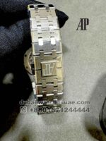 Audemars Piguet Royal Oak? 37 MM Black? ?Dial With Stoned Bezel? Stainless Steel Copy - Image 4