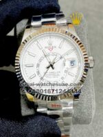 Rolex Oyster Sky-Dweller Steel Dial 42 mm White