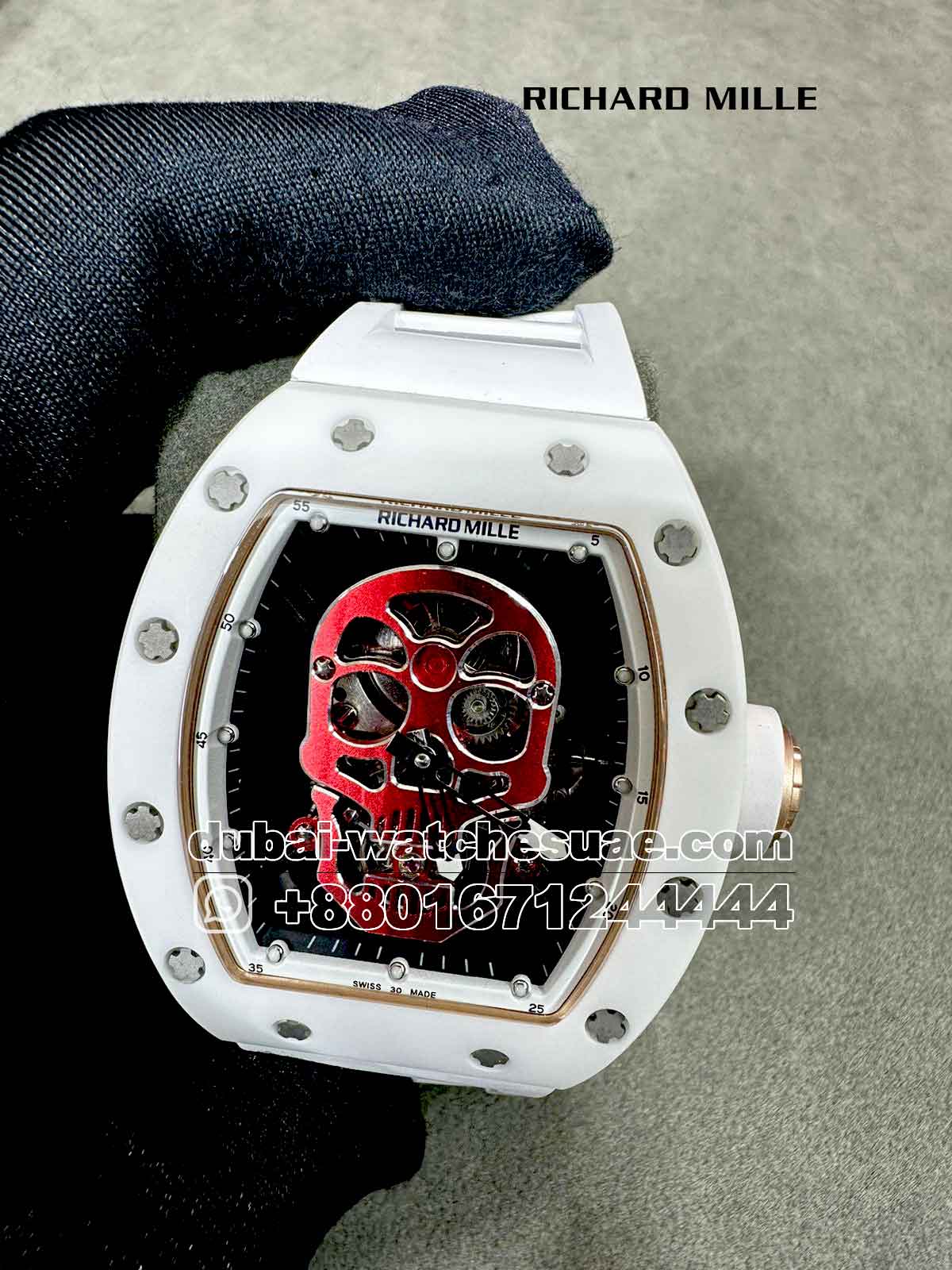 14-a-4.jpg Richard Mille RM52 Skull Tourbillon Red? Copy - Image 1