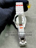 Rolex 31 mm Ladies Blue Dial with silver flutted bezel - Image 4