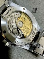 Audemars Piguet Royal Oak? 37 MM Gray? Dial With Stoned Bezel Stainless Steel Copy - Image 5