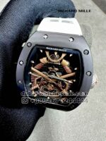Richard Mille? RM 47 Tourbillon? With White Rubber Strap Copy