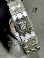 Audemars Piguet Royal Oak? 37 MM White? ?Dial With Stoned Bezel Stainless Steel Copy - Image 3