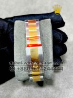 Rolex? 36 mm? Date just Two Tone White dial Roman Numeric with Golden flutted bezel - Image 4