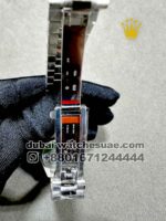 Rolex 31 mm Date Just  Pink Dial Plain Bezel With President Bracelet Copy - Image 4