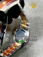 Rolex? 36 mm? Date just Two Tone White dial Roman Numeric with Golden flutted bezel - Image 6