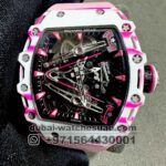 Richard Mille RM38-02 43mm Carbon Fiber Black Rubber Strap Skeletonized Dial