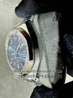 Audemars Piguet Royal Oak? 37 MM Blue?Dial With Stoned Bezel Stainless Steel Copy - Image 2