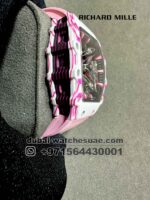 Richard Mille RM38-02 43mm Carbon Fiber Black Rubber Strap Skeletonized Dial - Image 3