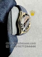 Rolex Cosmograph Daytona 40 mm Gold Black Dial With Black Chrono Black Bezel With Black Rubber Strap Copy - Image 2