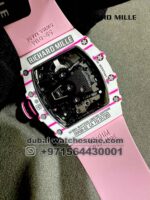 Richard Mille RM38-02 43mm Carbon Fiber Black Rubber Strap Skeletonized Dial - Image 2