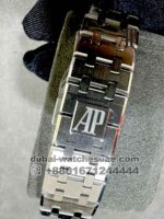 Audemars Piguet Royal Oak? 37 MM Blue?Dial With Stoned Bezel Stainless Steel Copy - Image 4