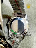 Rolex 36 mm Day date Ice Blue Dial Roman Numeric With? Flutted Bezel Copy - Image 5