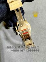 Rolex Cosmograph Daytona 40 mm Gold Black Dial With Black Chrono Black Bezel With Black Rubber Strap Copy - Image 4