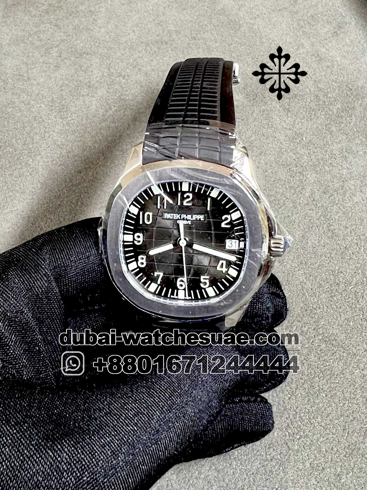 16.1.jpg Patek Philippe Aquanaut 5167A Replica Black Dial With Black Rubber Strap Super Clone - Image 1