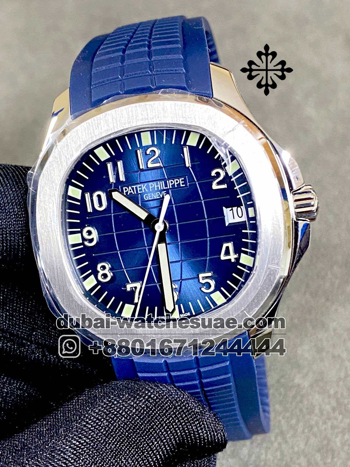 17.1.jpg Patek Philippe Aquanaut 5167A Replica Super Clone Blue Dial With Blue Rubber Strap - Image 1