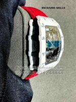 Richard Mille? Rafa RM 35-01 Tourbillon Super Slim With Red Fabric Strap Copy - Image 2