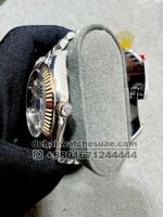 Rolex Date Just 41mm? Silver? Dial Flutted Bezel With Two Tone Jubilee? Bracelet Copy - Image 3