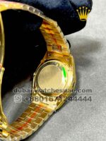 Rolex 36mm gold green face Stoned Bazel - Image 5