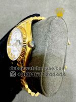 Rolex 36 mm Day date White? Dial Roman? Numeric With? Flutted Bezel Copy - Image 3