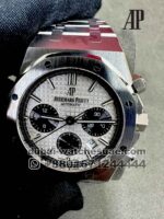 Audemars Piguet Royal Oak Chronograph Selfwinding White Dial With Black Sub Dial Copy