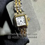 Panthere De Cartier Two Tone With White Dial and Roman Numeric Copy