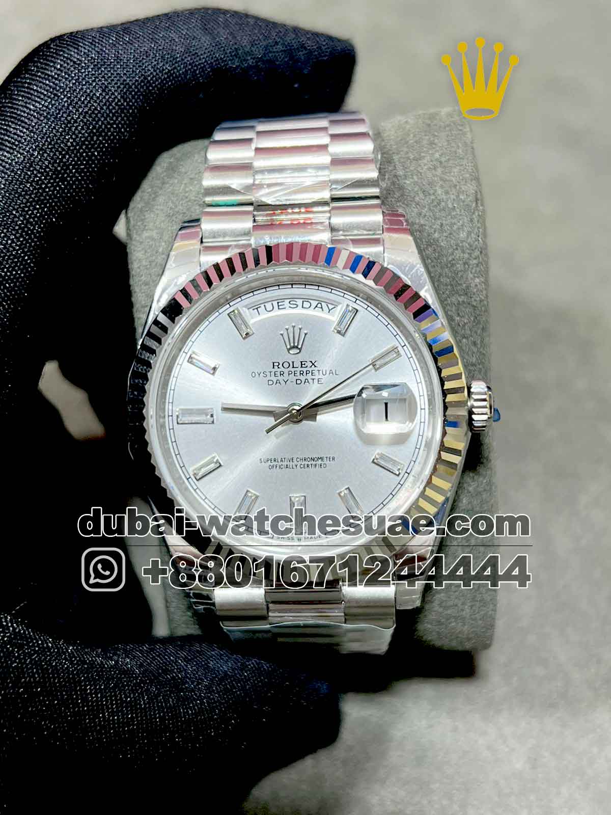 2-a-1-4.jpg Rolex 40 mm Day date ,Blue - Image 1