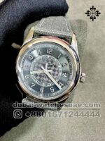 Patek Philippe Calatrava 6007A-001 Gray Dial With Gray Calfskin Leather Straps Copy
