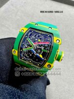 Richard Mille RM 67-02 Green With Green Fabric Strap Copy