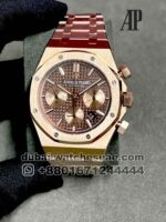 Audemars Piguet Royal Oak 41mm Chronograph Rose Gold Dial And Sub Dial Rose Gold Bracelet