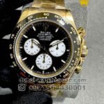 Rolex Daytona 126528LN-0001 40mm Full Yellow Gold White Eye Black Dial