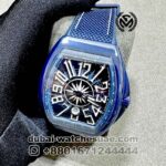 Franck Muller Yachting Blue With Blue Rubber Strap Copy