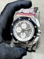 Audemars Piguet Royal Oak Offshore  Gray Dial White Sub Dial Black Bezel Gray Rubber strap