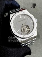 Royal Oak Self-Winding Flying Tourbillon Titanium Grey  Dial Steel Bezel And Bracelet