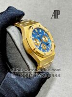 Audemars Piguet Royal Oak Offshore Chronograph Blue dial With Gold Sub dial Copy - Image 2