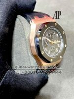 Audemars Piguet Royal Oak Offshore Chronograph selfwinding? 26238OK.OO.A002CA.01 Gray Dial Black Bezel Rose Gold Case With Black Rubber Strap - Image 2