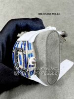 Richard Mille 007 Blue And White With white strap - Image 2