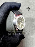 Patek Philippe Ladies 5267/200 A Black Dial With Stoned Bezel  and Black Rubber  Strap - Image 2