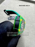 Richard Mille RM 67-02 Green With Green Fabric Strap Copy - Image 4