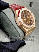 Audemars Piguet Royal Oak 41mm Chronograph Rose Gold Dial And Sub Dial Rose Gold Bracelet - Image 2