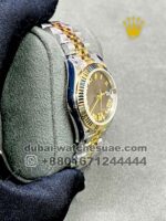 Rolex 31 mm Date Just two tone ,Gray dial,Rosegold color , Roman Number - Image 2