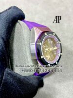 Audemars Piguet Royal Oak Concept ?Black Panther? Flying Tourbillon?Ref: 26620IO.OO.D077CA.01 Purple Rubber Strap - Image 2