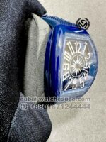 Franck Muller Yachting Blue With Blue Rubber Strap Copy - Image 2